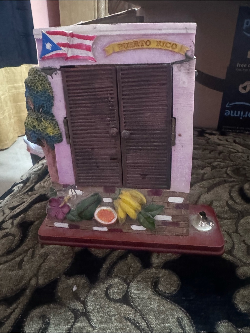 Puerto Rico picture frame with pen holder